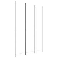 vidaXL fehér 3 paneles szövetparaván 150x220 cm (350194) bútor