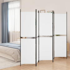 vidaXL fehér 5 paneles paraván 250x180 cm szövet bútor