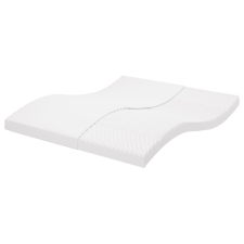 vidaXL fehér 7-zónás 20 ILD keménységű habmatrac 180 x 200 cm ágy és ágykellék