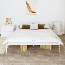 vidaXL fehér acél ágykeret 208 x 208 x 31 cm ágy és ágykellék