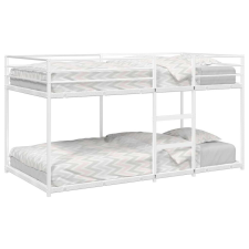 vidaXL fehér acél emeletes ágy matrac nélkül 107 x 203 cm ágy és ágykellék