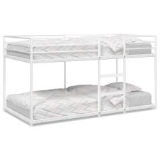 vidaXL fehér acél emeletes ágy matrac nélkül 90 x 200 cm (4019884) ágy és ágykellék