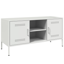 vidaXL fehér acél TV-szekrény 100,5 x 39 x 50,5 cm bútor