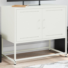vidaXL Fehér acél TV-szekrény 68,5x39x60,5 cm bútor