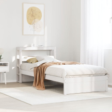 vidaXL fehér ágykeret fejtámlával matrac nélkül 90x190 cm ágy és ágykellék