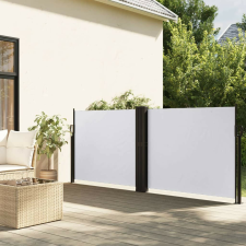 vidaXL fehér behúzható oldalsó napellenző 120 x 1200 cm kerti bútor