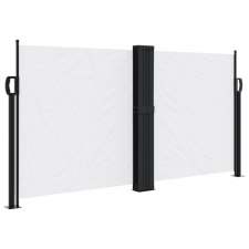 vidaXL fehér behúzható oldalsó napellenző 120 x 600 cm kerti bútor