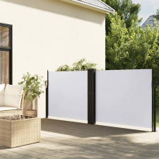 vidaXL fehér behúzható oldalsó napellenző 140x1200 cm kerti bútor