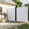 vidaXL Fehér behúzható oldalsó napellenző 200 x 1000 cm