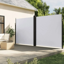vidaXL Fehér behúzható oldalsó napellenző 200 x 1000 cm kerti bútor