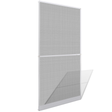 vidaXL Fehér csukló ajtós szúnyogháló 100 x 215 cm építőanyag