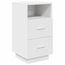 vidaXL fehér éjjeliszekrény 2 fiókkal 36x36x68 cm (858578) bútor