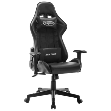 vidaXL fehér és fekete műbőr gamer szék forgószék