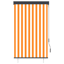 vidaXL fehér és narancssárga kültéri roló 100 x 250 cm (145957) lakástextília