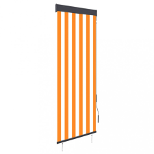 vidaXL Fehér és narancssárga kültéri roló 60 x 250 cm lakástextília