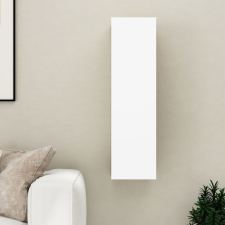 vidaXL fehér és tölgyszínű forgácslap TV-szekrény 30,5 x 30 x 110 cm bútor