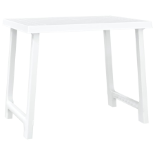 vidaXL fehér fa hatású PP kempingasztal 79x56x64 cm (364737) kerti bútor