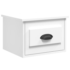 vidaXL fehér falra szerelhető éjjeliszekrény 41,5x36x28 cm (816376) bútor