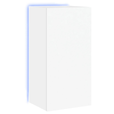 vidaXL fehér falra szerelhető TV-szekrény LED-lámpákkal 40,5x35x80 cm (837260) bútor