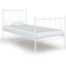 vidaXL fehér fém ágykeret 100 x 200 cm ágy és ágykellék