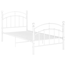 vidaXL fehér fém ágykeret 100 x 200 cm (324971) ágy és ágykellék
