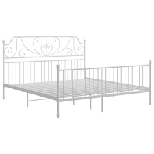 vidaXL fehér fém ágykeret 180 x 200 cm (324857) ágy és ágykellék