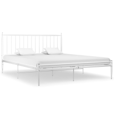 vidaXL fehér fém ágykeret 180 x 200 cm (325025) ágy és ágykellék