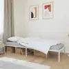 vidaXL fehér fém ágykeret 80x200 cm