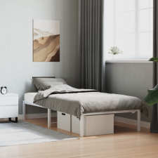 vidaXL fehér fém ágykeret 90x190 cm ágy és ágykellék