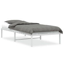 vidaXL fehér fém ágykeret 90x190 cm (373665) ágy és ágykellék