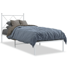 vidaXL fehér fém ágykeret fejtámlával 75 x 190 cm ágy és ágykellék