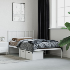 vidaXL fehér fém ágykeret fejtámlával 80x200 cm ágy és ágykellék
