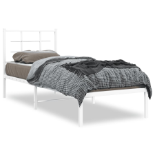 vidaXL fehér fém ágykeret fejtámlával 80x200 cm ágy és ágykellék