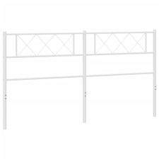 vidaXL fehér fém fejtámla 160 cm (372361) ágy és ágykellék