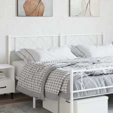 vidaXL fehér fém fejtámla 200 cm ágy és ágykellék