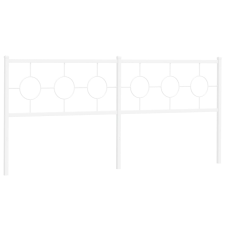 vidaXL fehér fém fejtámla 200 cm (376313) ágy és ágykellék