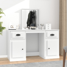 vidaXL fehér fésülködőasztal tükörrel 130 x 50 x 132,5 cm bútor