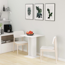 vidaXL fehér forgácslap bárasztal 60 x 60 x 75 cm bútor