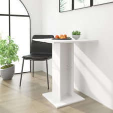 vidaXL fehér forgácslap bisztróasztal 60 x 60 x 75 cm bútor
