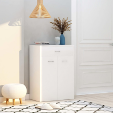 vidaXL Fehér forgácslap cipősszekrény 60 x 35 x 84 cm munkavédelmi cipő