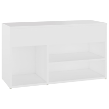 vidaXL fehér forgácslap cipőtároló pad 80 x 30 x 45 cm (808747) bútor