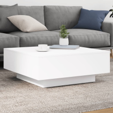 vidaXL fehér forgácslap dohányzóasztal 80 x 80 x 31 cm bútor