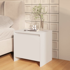 vidaXL fehér forgácslap éjjeliszekrény 45 x 34 x 44,5 cm bútor