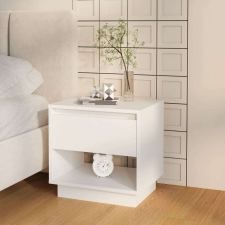 vidaXL fehér forgácslap éjjeliszekrény 45 x 34 x 44 cm bútor