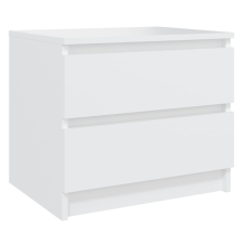 vidaXL fehér forgácslap éjjeliszekrény 50 x 39 x 43,5 cm (806193) bútor