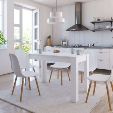 vidaXL fehér forgácslap étkezőasztal 120 x 60 x 76 cm bútor