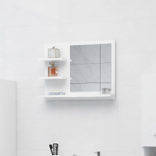 vidaXL fehér forgácslap fürdőszobai tükör 60 x 10,5 x 45 cm fürdőszoba bútor