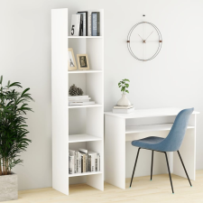 vidaXL fehér forgácslap könyvszekrény 40 x 35 x 180 cm bútor