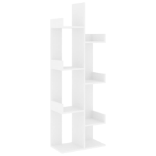 vidaXL fehér forgácslap könyvszekrény 48 x 25,5 x 140 cm (808909) bútor