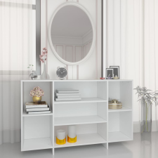 vidaXL fehér forgácslap tálalószekrény 120 x 30 x 75 cm bútor